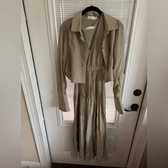 Jonathan Simkhai Jarvis shirt and dress 8 - Picture 3 of 6